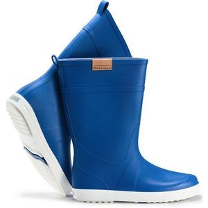 Ultrapower REGNRASK Damen Regenboots Kontrastsohle 36 Blau-Weiß Gummistiefel Gartenstiefel Matschstiefel Festivalstiefel