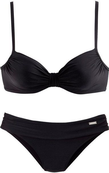 LASCANA Bügel-Bikini mit Raffungen am Cup