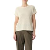 Comma T-Shirt in Strick-Optik