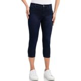 wonderjeans Caprijeans Capri mit kleinen Schlitzen am Beinabschluß