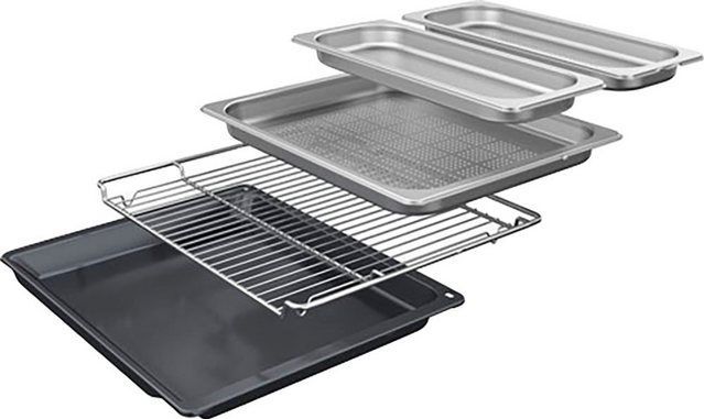 NEFF Dampfbackofen N 90 C24FS31N0, mit Teleskopauszug nachrüstbar, EasyClean®, AirFry-Funktion