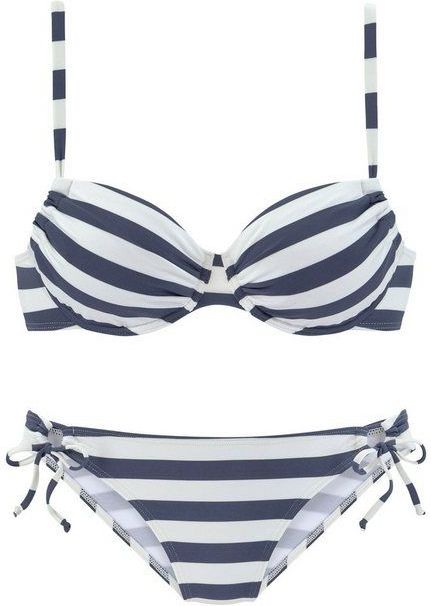 Venice Beach Bügel-Bikini mit gewebten Streifen