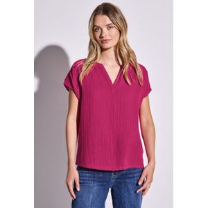 STREET ONE Hemdbluse aus reiner Baumwolle