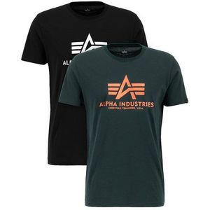 Alpha Industries T-Shirt Alpha Industries Men - T-Shirts Basic T-Shirt 2 Pack