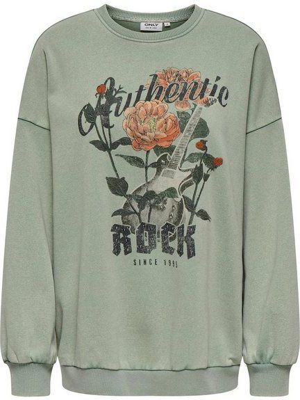 ONLY Sweatshirt ONLLUCINDA L/S OVERSIZE WILD O-NECK SWT