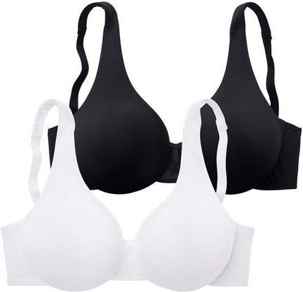 Nuance T-Shirt-BH (Packung, 2 Stück) mit Bügel und nahtlosen, doppellagigen Cups