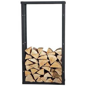 Mucola Kaminholzregal Kaminholzständer Brennholzregal Kaminholzablage Holzregal, BxTxH:60x25x100 cm, (Stück, 1-St., Holzregal), Pulverbeschichtet