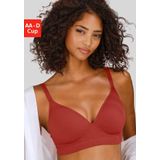LASCANA Push-up-BH COMFY BRA ohne Bügel aus weicher Baumwollqualität, Basic Dessous