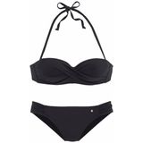 s.Oliver Bügel-Bandeau-Bikini mit Raffung