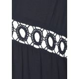 LASCANA Longbluse mit Spitzeneinsätzen, Tunika, Blusenkleid, Strandmode