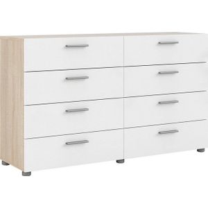 INOSIGN Kommode Pepe, Aufbewahrung, Schubladenschrank, Stauraum, Sideboard mit 8 Schubläden, Breite 140 cm, Höhe 82 cm