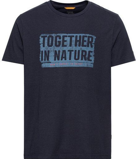 camel active T-Shirt Jersey T-Shirt aus zertifiziertem Organic Cotton