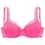 LASCANA Push-up-BH mit Bügel im angesagten High-Apex-Design, sexy Dessous