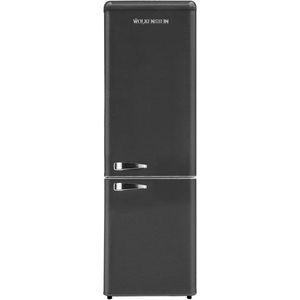 Wolkenstein Kühl-/Gefrierkombination Wolkenstein KG250.4RT B, 177.5 cm hoch, 54.5 cm breit, Farbe schwarz matt