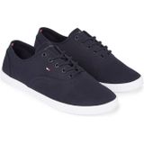 Tommy Hilfiger CANVAS LACE UP SNEAKER Sneaker in schmaler Form, Freizeitschuh, Halbschuh, Schnürschuh