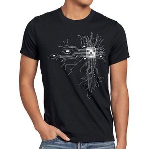 style3 T-Shirt Cyborg Computer Chip mac spiel game konsole gamer prozessor cpu
