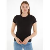 Tommy Jeans T-Shirt TJW SLIM ESSENTIAL RIB SS mit gerippter Struktur