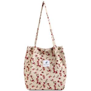 Coonoor Schultertasche Umhängetasche Damen Tote Bag Blümchenmuster Strandtasche