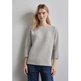 STREET ONE 3/4-Arm-Shirt mit feiner Struktur