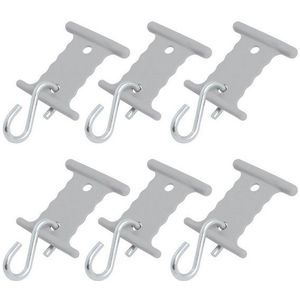 Wamovo S-Haken Wamovo Markisen S-Haken 6 Stück für Keder 5/6 mm & 7/8 mm, Befestigungs Set für Fiamma & Caravanstore Markisen