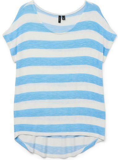 Vero Moda Kurzarmshirt VMWIDE STRIPE SL TOP GA JRS NOOS