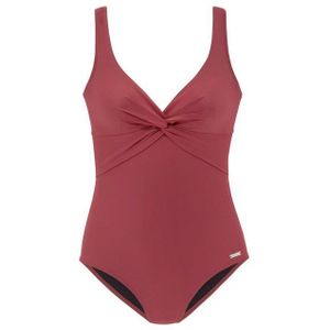 LASCANA Badeanzug mit Shaping-Einsatz vorn, eingearbeitete Softcups, mit Raffungen