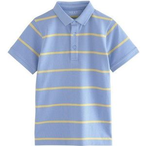 Next Poloshirt Kurzärmeliges Polohemd mit Streifen (1-tlg)