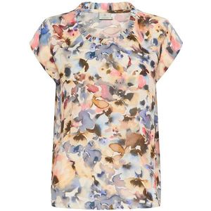 KAFFE Kurzarmbluse KAkatana Blouse with round neck