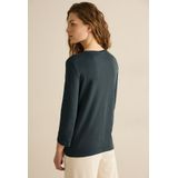 Cecil Langarmshirt aus reiner Baumwolle