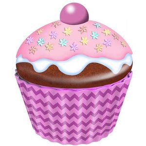 MediMuc Keksdose Cupcake groß Blumen, Metall