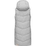 Ragwear Steppweste Pavla Vest stylische Winterweste mit Teddyfutter und Kapuze