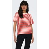 ONLY Kurzarmshirt ONLLIVINA S/S STRIPE TEE JRS NOOS