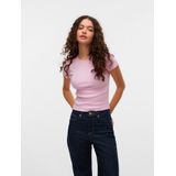Vero Moda Rundhalsshirt VMCHLOE SS SHORT TOP JRS NOOS