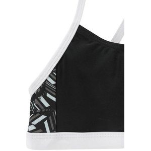 Bench. Bustier-Bikini mit geometrische bedruckten Einsätzen