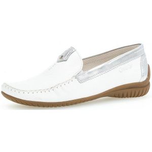 Gabor FLORENZ Mokassin Slipper, Schlupfschuh, Festtagsschuh mit Metallic-Details
