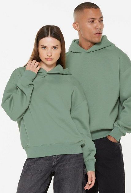 Harlem Soul Kapuzensweatshirt mit überschnittenen Schultern