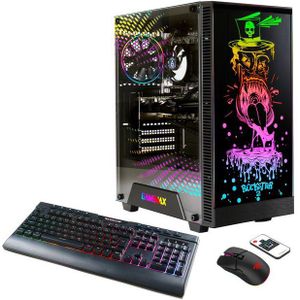 GAMEMAX Rockstar 7385 Gaming-PC (AMD Ryzen 7 5700X, RTX 4060, 32 GB RAM, 2000 GB SSD, Luftkühlung, Windows 11)