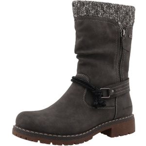 TOM TAILOR Stiefel, Blockabsatz, Kurzstiefel in Bequemweite G (weit)