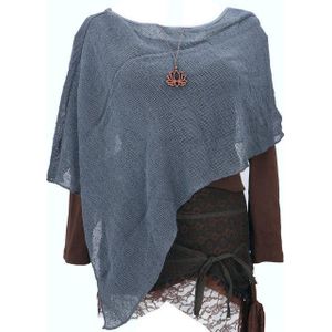 Guru-Shop Langjacke Goa Poncho, Sommerponcho, Festival Poncho, Pixi..