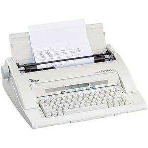 TWEN Schreibmaschine T 180 DS plus, portabel, Speicher für 50 Dateien
