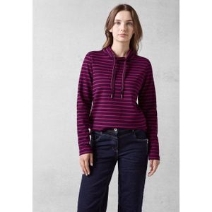 Cecil Langarmshirt aus softem Materialmix