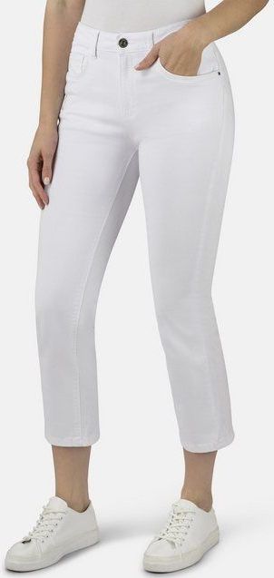 STOOKER WOMEN 5-Pocket-Jeans Straight Fit Cropped California Straight Fit Cropped Casual Clean Wash Twill für Damen