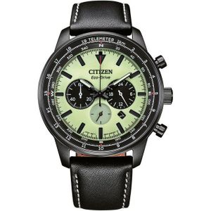 Citizen Chronograph CA4505-21X, Armbanduhr, Herrenuhr, Solar, Stoppfunktion, Lederarmband