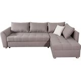 COLLECTION AB Ecksofa, Ecksofa,Bettfunktion,Bettkasten,Bonnelfederkern, Rückenkissen