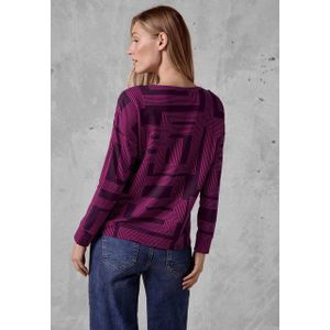 CECIL Langarmshirt mit U-Boot-Ausschnitt