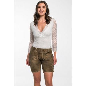 Spieth & Wensky Shorts Bonita (1-tlg) mit süßer Stickerei