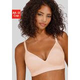 LASCANA Push-up-BH COMFY BRA ohne Bügel aus weicher Baumwollqualität, Basic Dessous