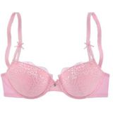 LASCANA Push-up-BH mit Jacquardspitze und herausnehmbaren Kissen, Dessous