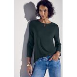 STREET ONE 3/4-Arm-Shirt mit Cut-Out Ausschnitt