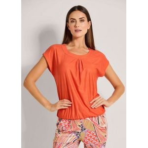 MADELEINE Kurzarmshirt Leichtes Kurzarm-Shirt mit Rundhalsausschnitt